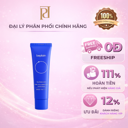 Kem chống nắng Beplain Sunmuse Tone Up & Correcting Sunscreen 50ml