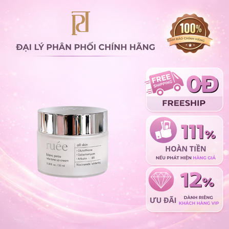 Kem dưỡng trắng da lên tone Ruee blanc peau vita tone up cream 50ml