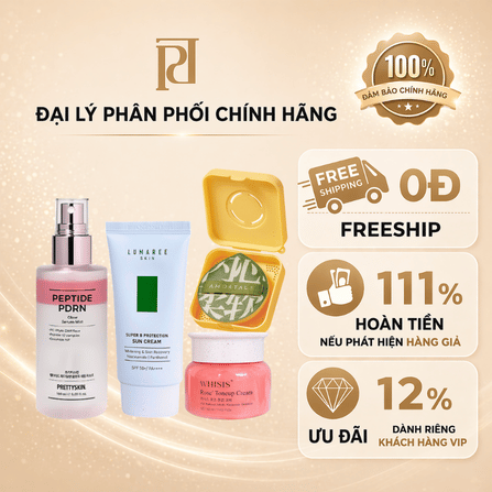 [SALE50K] COMBO DƯỠNG TRẮNG CĂNG BÓNG (KEM LƯỜI + KCN LUMAREE + XỊT PDRN + MÚT AMORTALS)