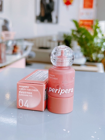 MÁ HỒNG KEM PERIPERA SYRUPY TOK CHEEK 04 SUNSHINE FIG