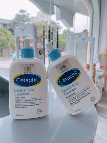SỮA RỬA MẶT DỊU LÀNH CETAPHIL GENTLE SKIN CLEANSER CHO MỌI LOẠI DA NHẠY CẢM 473ML