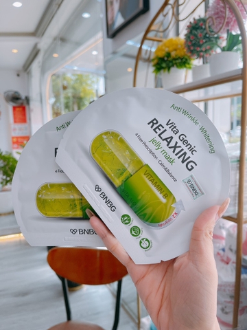 MẶT NẠ BNBG VITA GENIC RELAXING JELLY MASK 30ML (MÀU XANH LÁ CÂY)