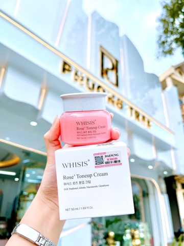 WHISIS - KEM DƯỠNG DA ROSE TONE UP CREAM 50ML (KEM LƯỜI)