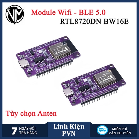 Module Wifi 2.4GHz và Bluetooth 5.0 RTL8720DN BW16E