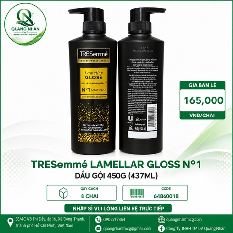 Dầu gội TRESEMME lamellar gloss 450g