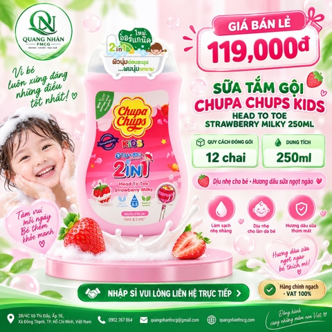 Tắm gội toàn thân hương dâu 250ml hiệu TAKE & CARE