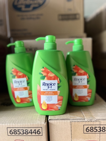 DẦU GỘI REJOICE SIÊU MƯỢT 900 ML x 6 Chai