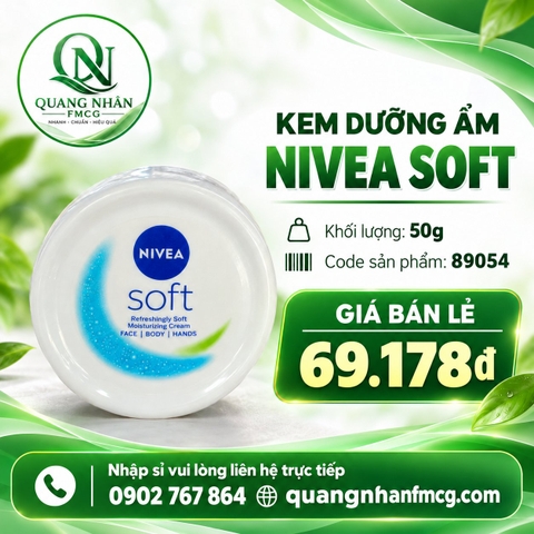 Kem dưỡng mềm da NIVEA soft crème (50ml)