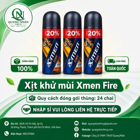 Lăn khử mùi XMEN fire 60ml