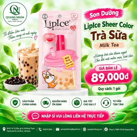 Son dưỡng môi LIPICE sheer color q trà sữa 2.4g
