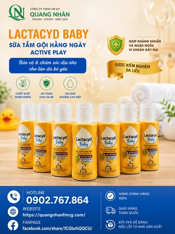 LACTACYD ACTIVE PLAY 60ML X 48 CHAI