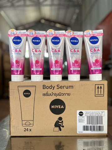 Sữa dưỡng thể NIVEA extra white c&a 170ml (hồng) - ảnh 2
