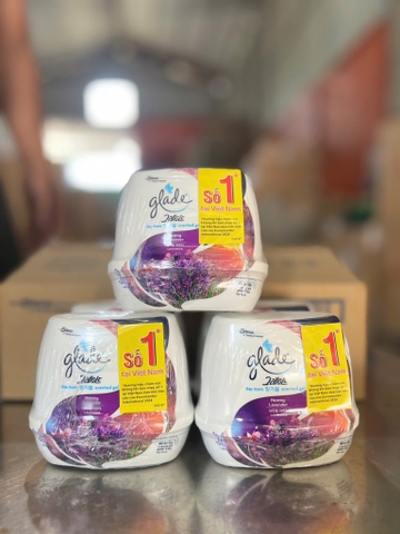 Bộ đôi sáp thơm GLADE - h.hoa lavender 180gx2 / 6 cặp