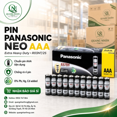 PANASONIC r03nt/2s than đen aaa