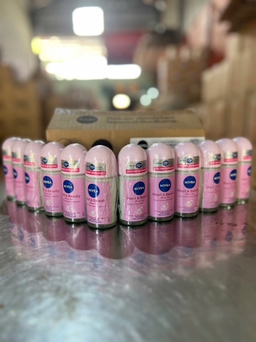 98500 LĂN NGĂN MÙI NỮ NIVEA NGỌC TRAI MỊN MƯỢT 50ML x 24 CHAI