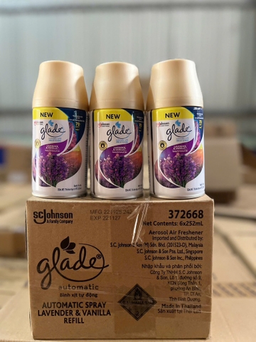 GLADE chai xit tdong o.huong vani 252ml