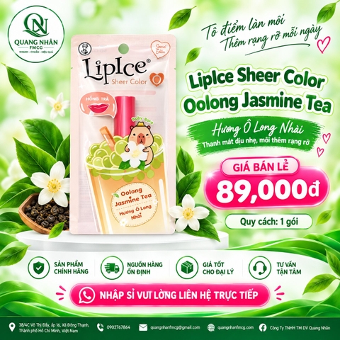 Son dưỡng môi LIPICE sheer color q trà ô long 2.4g