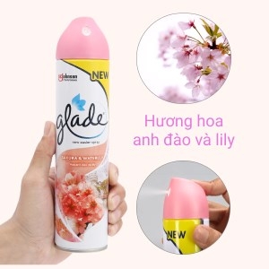 Xịt phòng GLADE - h.hoa anh dao lily 280ml
