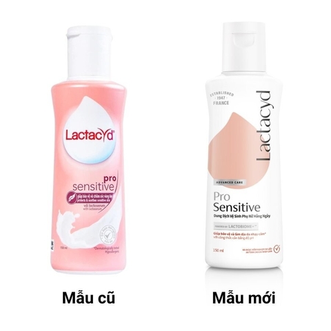 LACTACYD FEMININE WASH 150ML PRO SENSITIVE VN X 24 chai