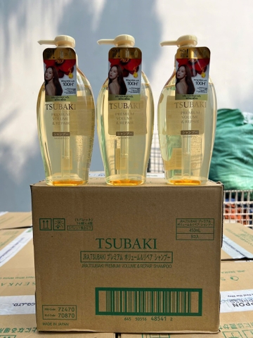 DẦU GỘI TSUBAKI VÀNG 450ML X 9 CHAI