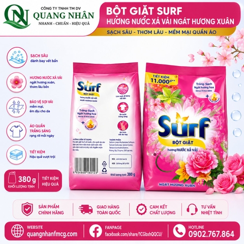 Bột giặt SURF hương ngát hương xuân 380gr