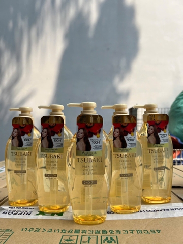 DẦU GỘI TSUBAKI VÀNG 450ML X 9 CHAI
