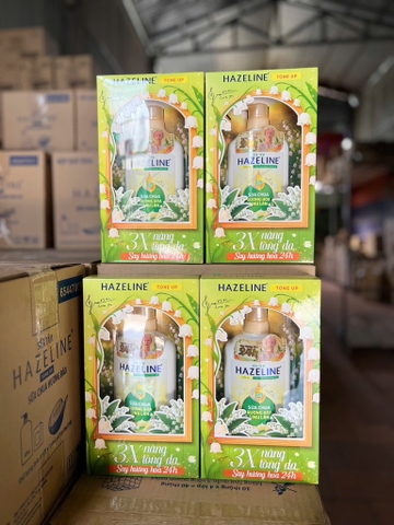 Sữa tắm HAZELINE sữa chua hương hoa linh lan 670g - ảnh 2