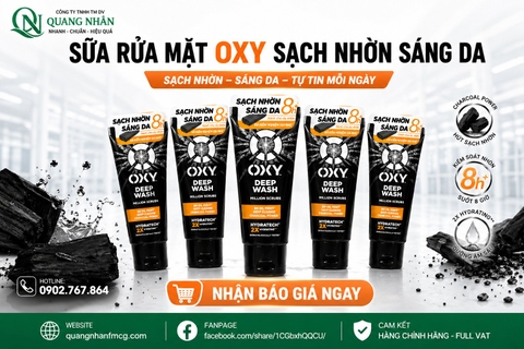 SỮA RỬA MẶT NAM OXY DEEP WASH 100G ( ĐEN )