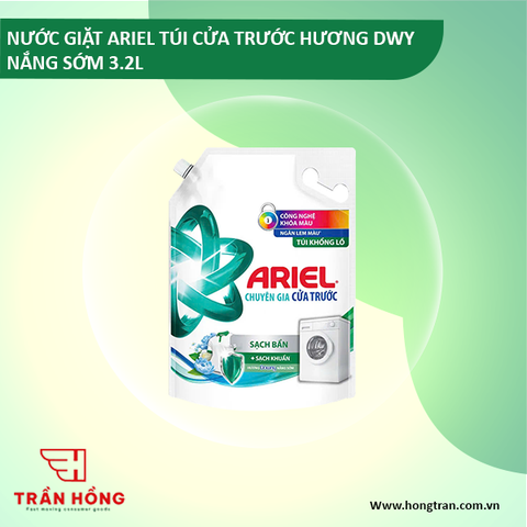 Nước giặt ARIEL túi cửa trước hương dwy nắng sớm 3.2l