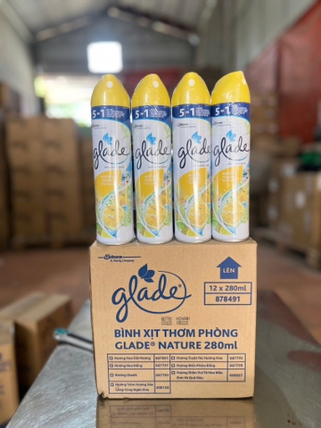 XỊT PHÒNG GLADE - H.CHANH 280ML x 12 chai