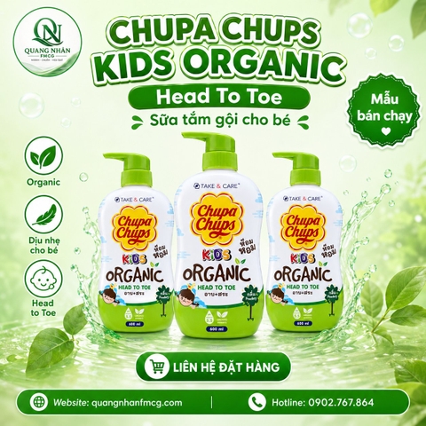Tắm gội toàn thân hương phấn 600ml hiệu TAKE & CARE