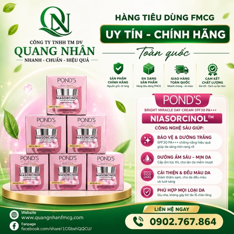 Kem dưỡng sáng mịn ẩm mượt ban đêm POND'S Bright Beauty 45gr