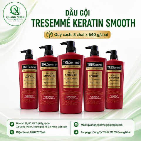 Dầu gội TRESEMME Keratin Smooth 620g