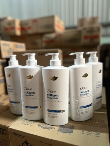 Dầu gội DOVE collagen bồng bềnh 640g