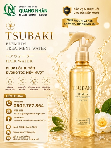 XỊT DƯỠNG TÓC TSUBAKI 210ML X 36 CHAI
