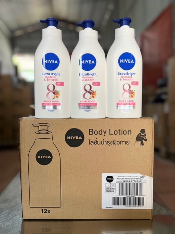 Sữa Dưỡng Thể NIVEA 8 Super Foods Dưỡng Sáng Da | Mịn Da (550 ml) - 98924