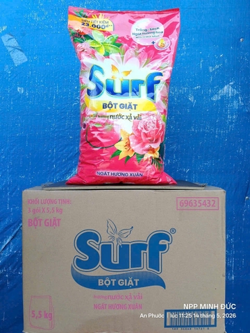 Bột giặt SURF hương ngát hương xuân 5.5kg