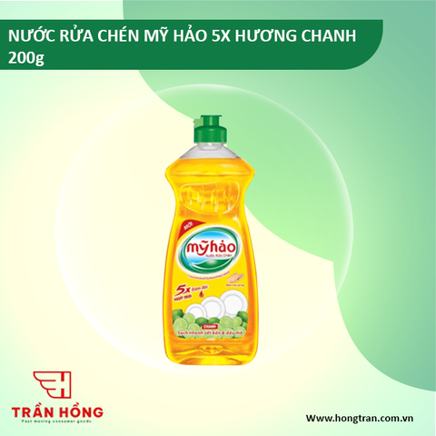 Nước rửa chén mỹ hảo 5x hương chanh 200g