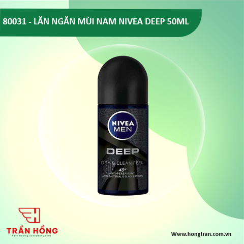 80031 LĂN NGĂN MÙI NAM NIVEA DEEP 50ML X 24 CHAI