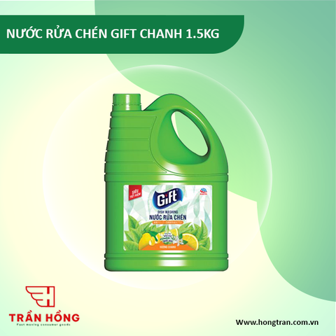 Nước rửa chén GIFT chanh 1.5kg