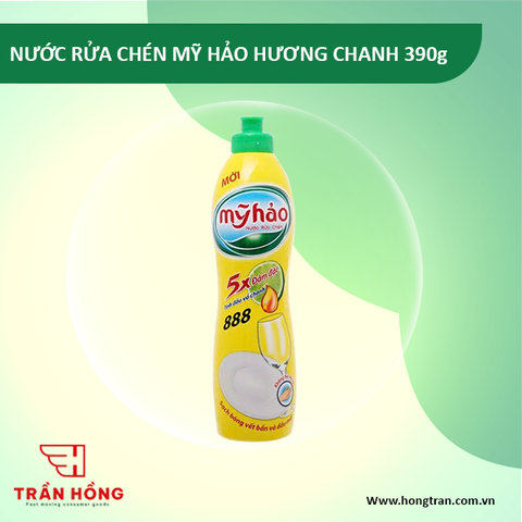 Nước rửa chén mỹ hảo hương chanh 390g