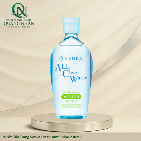 Nước Tẩy Trang Senka FRESH Anti Shine 230ml x 36 chai