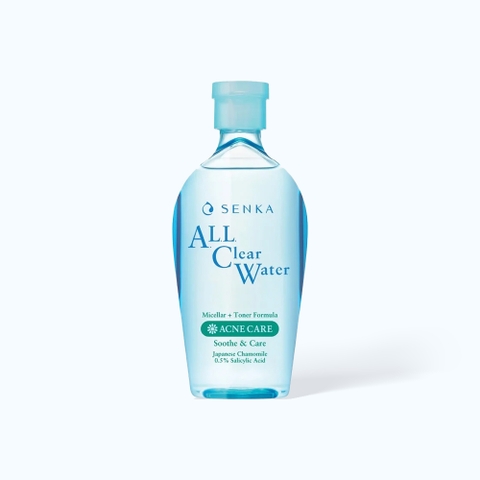Nước Tẩy Trang Senka Acne Giảm bóng nhờn 230ml x 36 chai ( XANH LÁ )