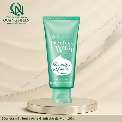 Sữa rửa mặt Senka Acne Giành cho da Mụn 100g x 36 tuýp ( XANH LÁ )