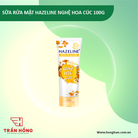 Sữa rửa mặt HAZELINE nghệ hoa cúc 100g