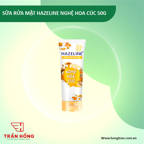 Sữa rửa mặt HAZELINE nghệ hoa cúc 50g