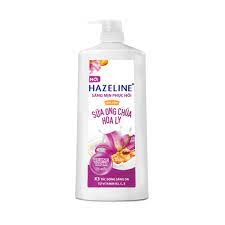 Sữa tắm dưỡng ẩm trắng da mềm mịn HAZELINE sữa ong chúa & hoa ly 1kg