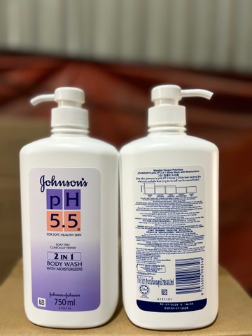 JOHNSON ph5.5 2in1 body wash with moisturizers 750ml