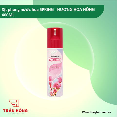 Xịt phòng nước hoa spring - hương hoa hồng 400ml