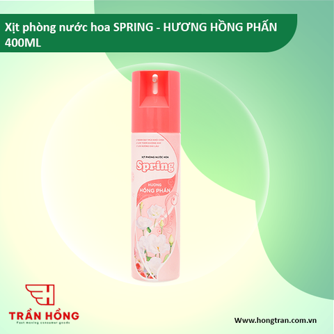 Xịt phòng nước hoa spring - hương hồng phân 400ml